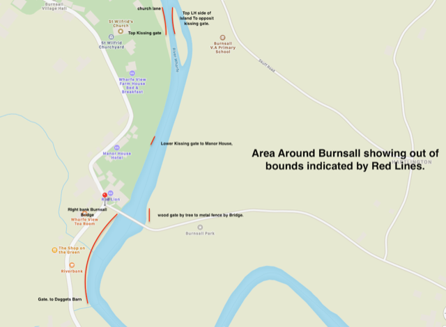 Burnsall Out of Bounds Map